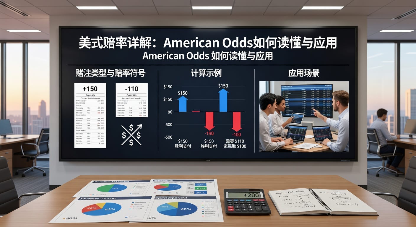 美式赔率 american odds 读法换算与实战判断